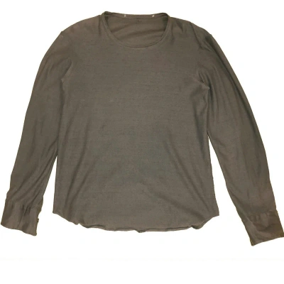Pre-owned Carol Christian Poell Ccp Long Sleeve Hybrid Top In Grey