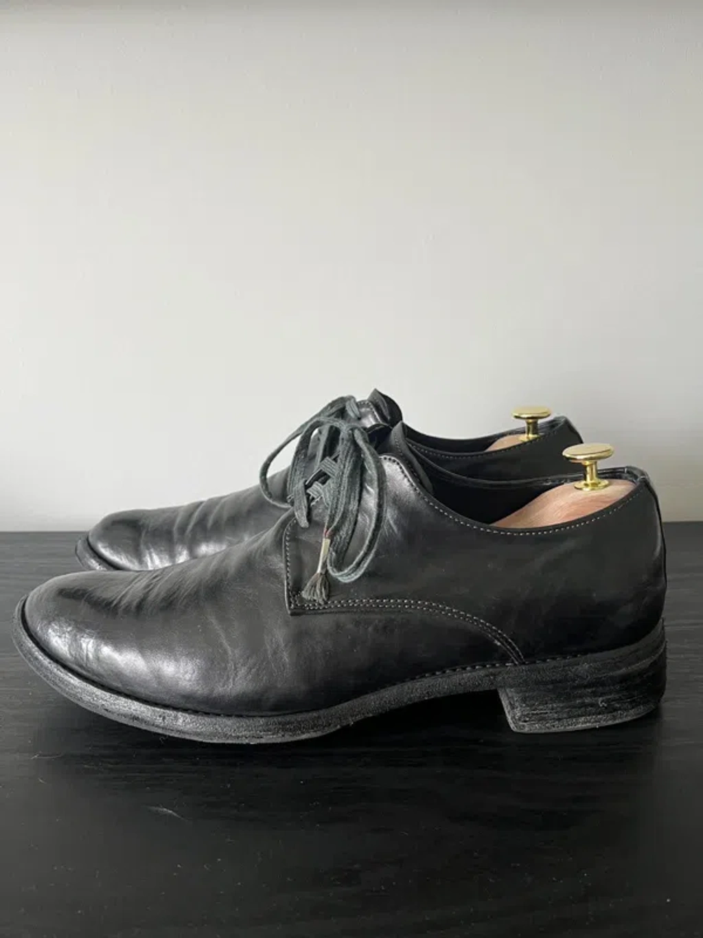 Object Dyed Lined U-Sole Officer Derby – The Library 1994