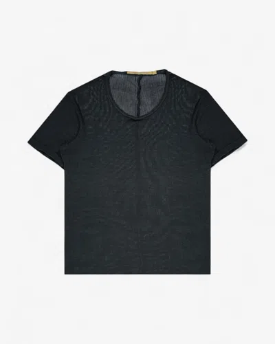 Pre-owned Carol Christian Poell Perforated Mesh Tee In Black