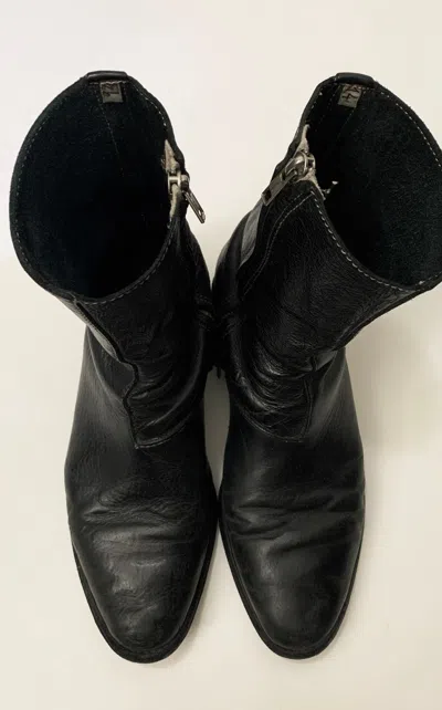Pre-owned Carol Christian Poell Side Zips Shoes In Black