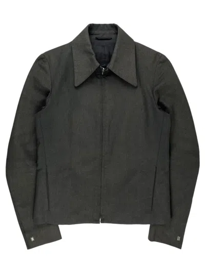 Pre-owned Carol Christian Poell Ss00  Cotton Work Jacket In Dark Green