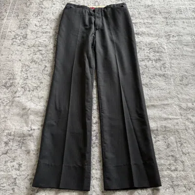 Pre-owned Carol Christian Poell Ss98 Wool Pleated Trousers | Size 46