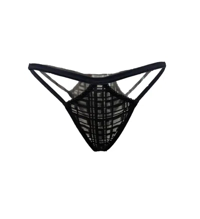 Carol Coelho Women's Black Inca Trail Strappy Tanga