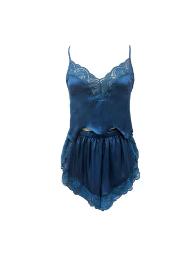 Carol Coelho Women's Blue Origins Hydros Satin & Lace Set