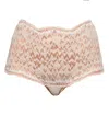 Carol Coelho Women's Rose Gold Cardin Copper Metallic Highwaisted Thong In Rose Gold