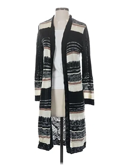 Pre-owned Carol Rose Cardigan Sweater In Black