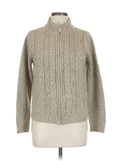 Pre-owned Carol Rose Cardigan Sweater In Gray