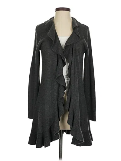 Pre-owned Carol Rose Cardigan Sweater In Gray