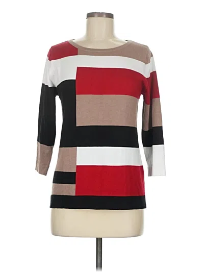 Pre-owned Carol Rose Pullover Sweater In Red