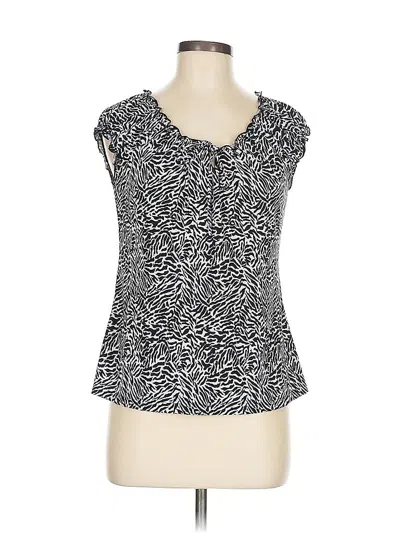 Pre-owned Carol Rose Sleeveless Blouse In Black