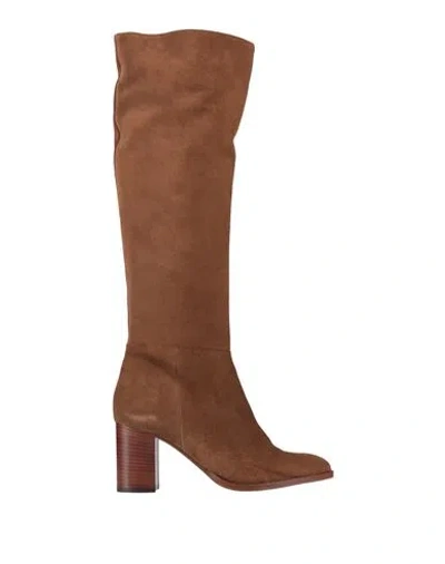 Carol Woman Boot Brown Size 8 Leather