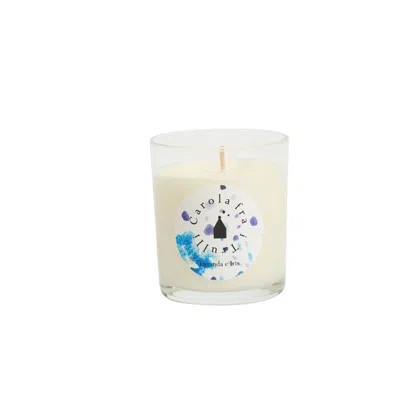 Carola Fra I Trulli Neutrals Scented Soy Wax Candle Fragrance Lavander And Iris