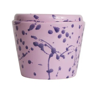 Carola Fra I Trulli Purple Cachepot Vase Lilac And Violet