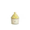 Carola Fra I Trulli Yellow Trullino Candle With Citrous Grove Scented Soy Wax Candle In Yellow