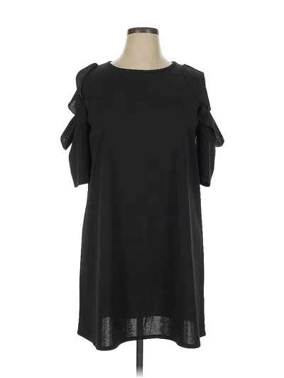 Pre-owned ​carole Christian Casual Dress In Black