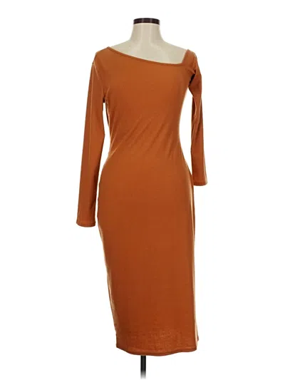 Pre-owned ​carole Christian Casual Dress In Tan