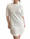 ​carole Christian Scuba Modal Midi Dress In White