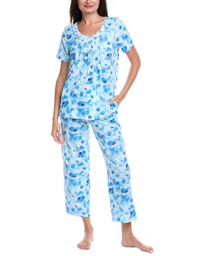 CAROLE HOCHMAN CAROLE HOCHMAN 2PC PANT & TOP CAPRI PAKAMA SET