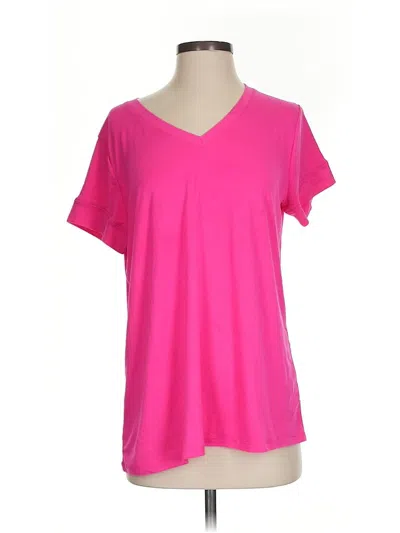 Pre-owned Carole Hochman Active T-shirt In Pink