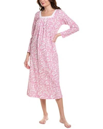 Carole Hochman Ballet Nightgown In Red