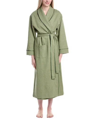 Carole Hochman Ballet Wrap Robe In Green