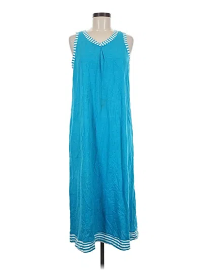 Pre-owned Carole Hochman Casual Dress In Blue