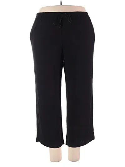 Pre-owned Carole Hochman Casual Pants In Black