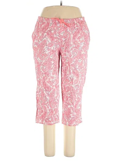 Pre-owned Carole Hochman Casual Pants In Pink