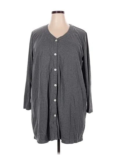 Pre-owned Carole Hochman Kimono In Gray