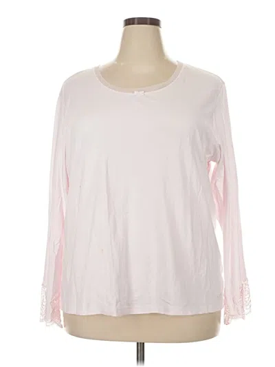 Pre-owned Carole Hochman Long Sleeve T-shirt In Pink