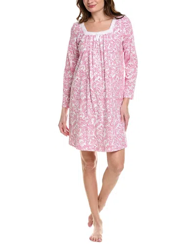Carole Hochman Short Nightgown In Red