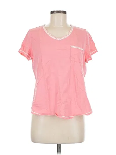 Pre-owned Carole Hochman Short Sleeve T-shirt In Pink