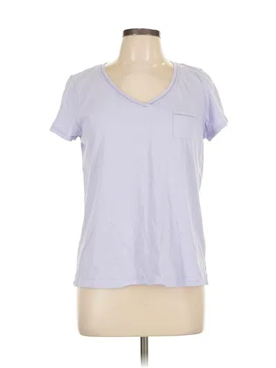 Pre-owned Carole Hochman Short Sleeve T-shirt In Purple