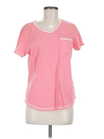 Pre-owned Carole Hochman Short Sleeve T-shirt In Pink