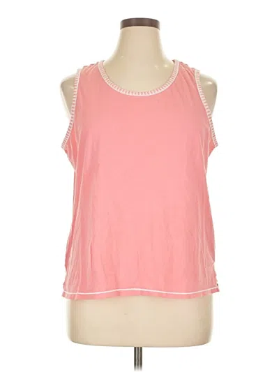 Pre-owned Carole Hochman Sleeveless T-shirt In Pink