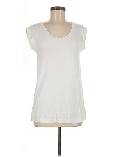 Pre-owned Carole Hochman Sleeveless T-shirt In White
