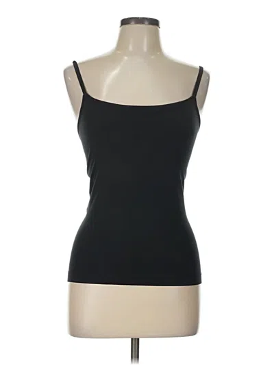 Pre-owned Carole Hochman Tank Top Black Strapless Neckline Tops