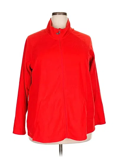 Pre-owned Carole Hochman Track Jacket In Red