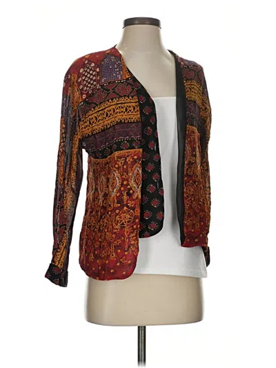 Pre-owned Carole Little Blazer Jacket In Red