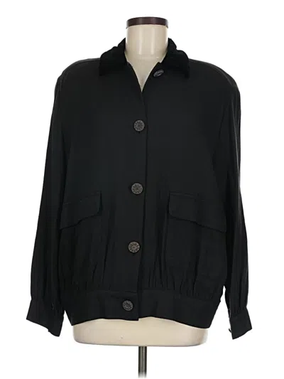 Pre-owned Carole Little Cardigan Sweater In Black