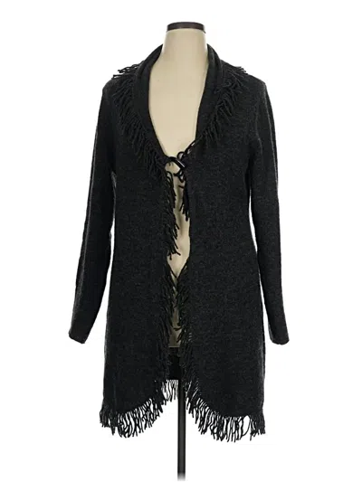 Pre-owned Carole Little Cardigan Sweater In Black