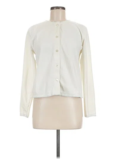 Pre-owned Carole Little Cardigan Sweater In Ivory
