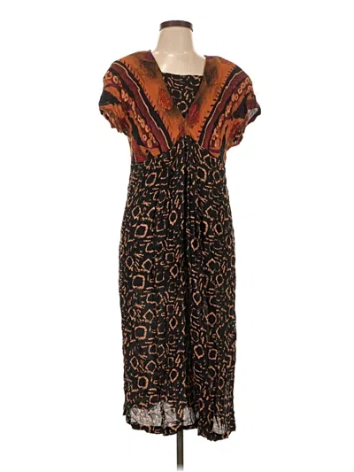 Pre-owned Carole Little Casual Dress In Brown