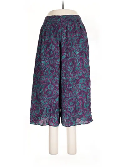 Pre-owned Carole Little Casual Pants In Blue