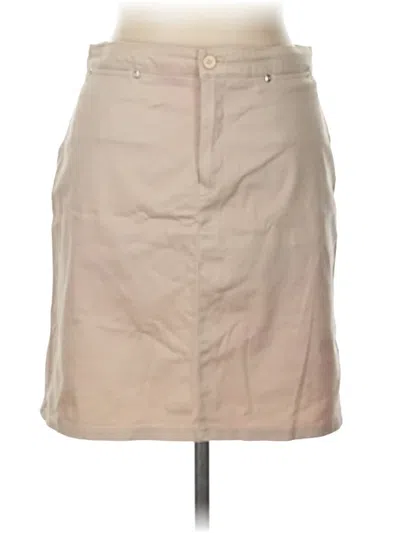 Pre-owned Carole Little Casual Skirt In Brown