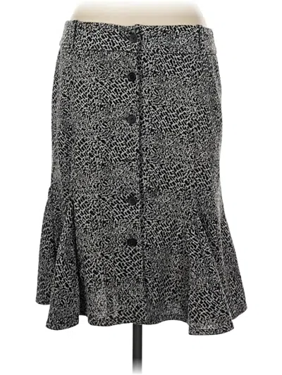 Pre-owned Carole Little Casual Skirt In Gray