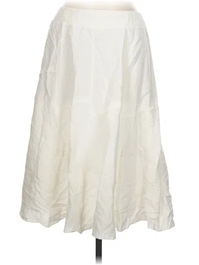 Pre-owned Carole Little Casual Skirt In Ivory