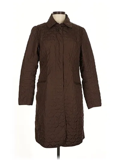 Pre-owned Carole Little Coat In Brown