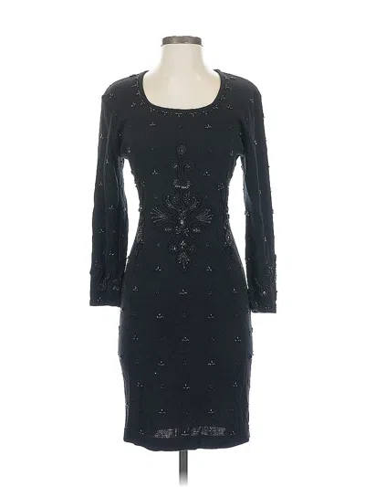 Pre-owned Carole Little Cocktail Dress In Black