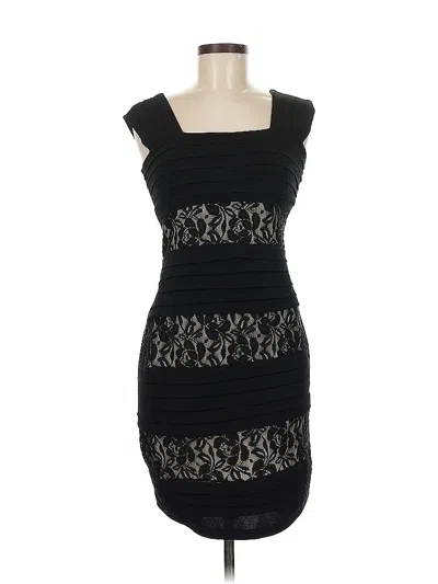 Pre-owned Carole Little Cocktail Dress In Black
